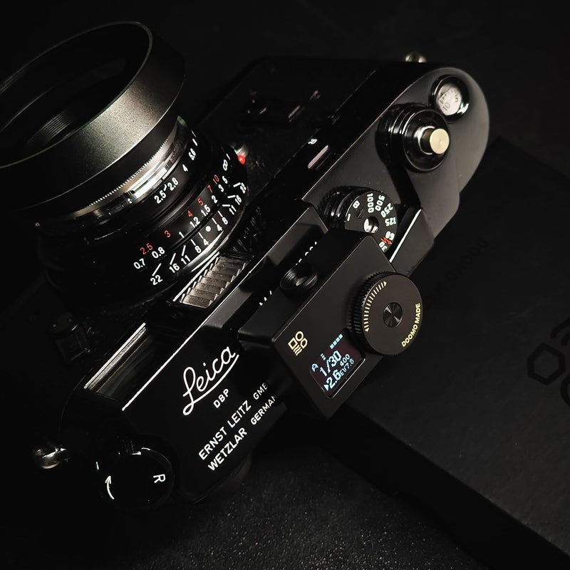 DOOMO MADE OLED Light Meter, Meter S Brass Version, New Screen Design, Real-time Metering and One-Button Metering for Vintage Cameras (All Black) - Image 3